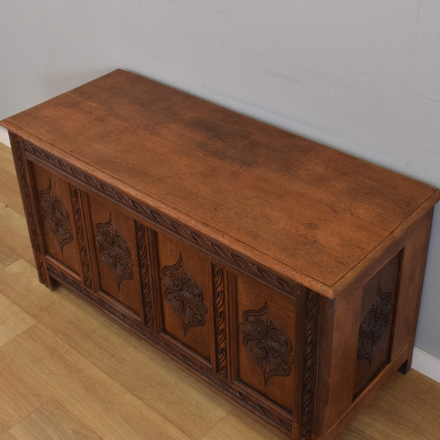 Antique Carved Coffer