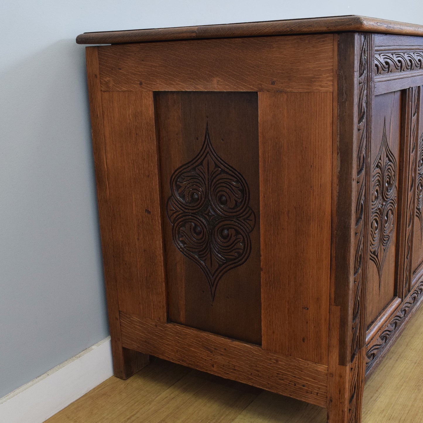 Antique Carved Coffer