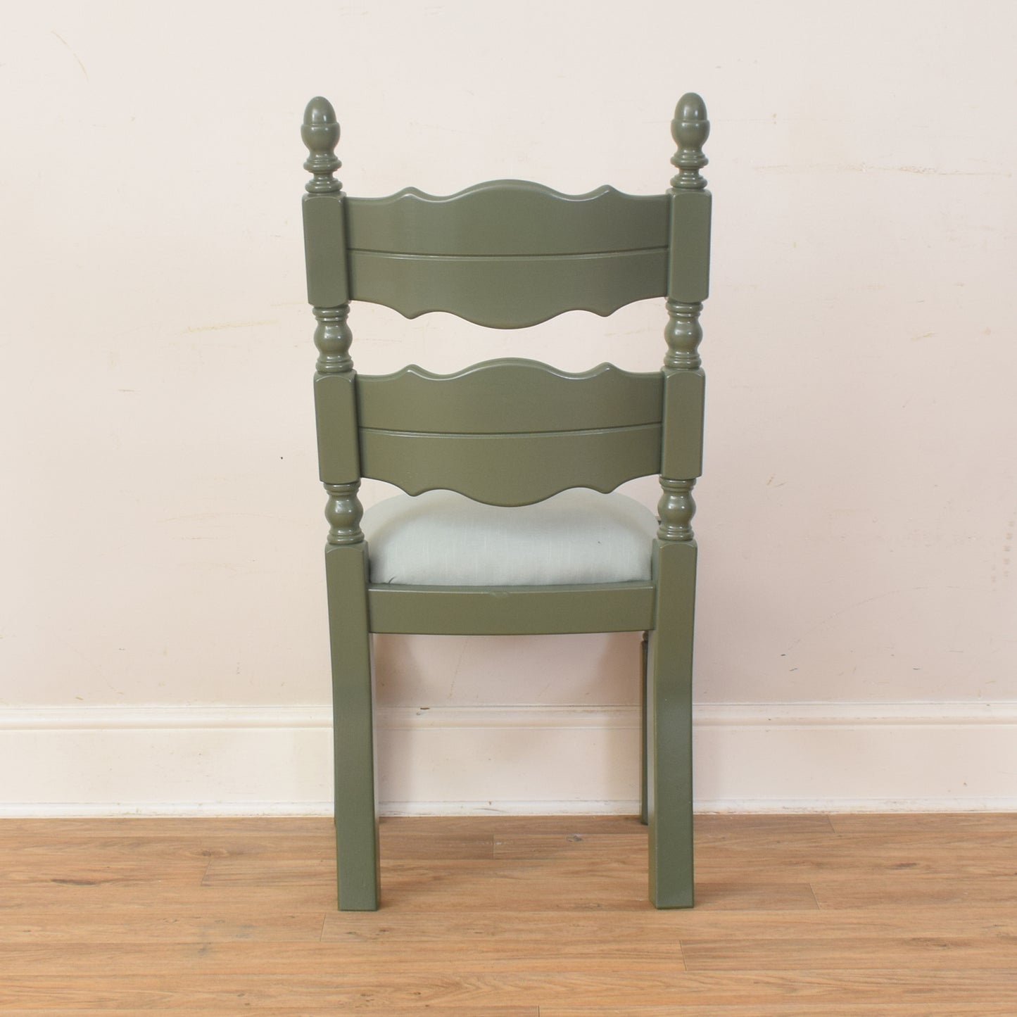 Painted Oak Table And Four Chairs