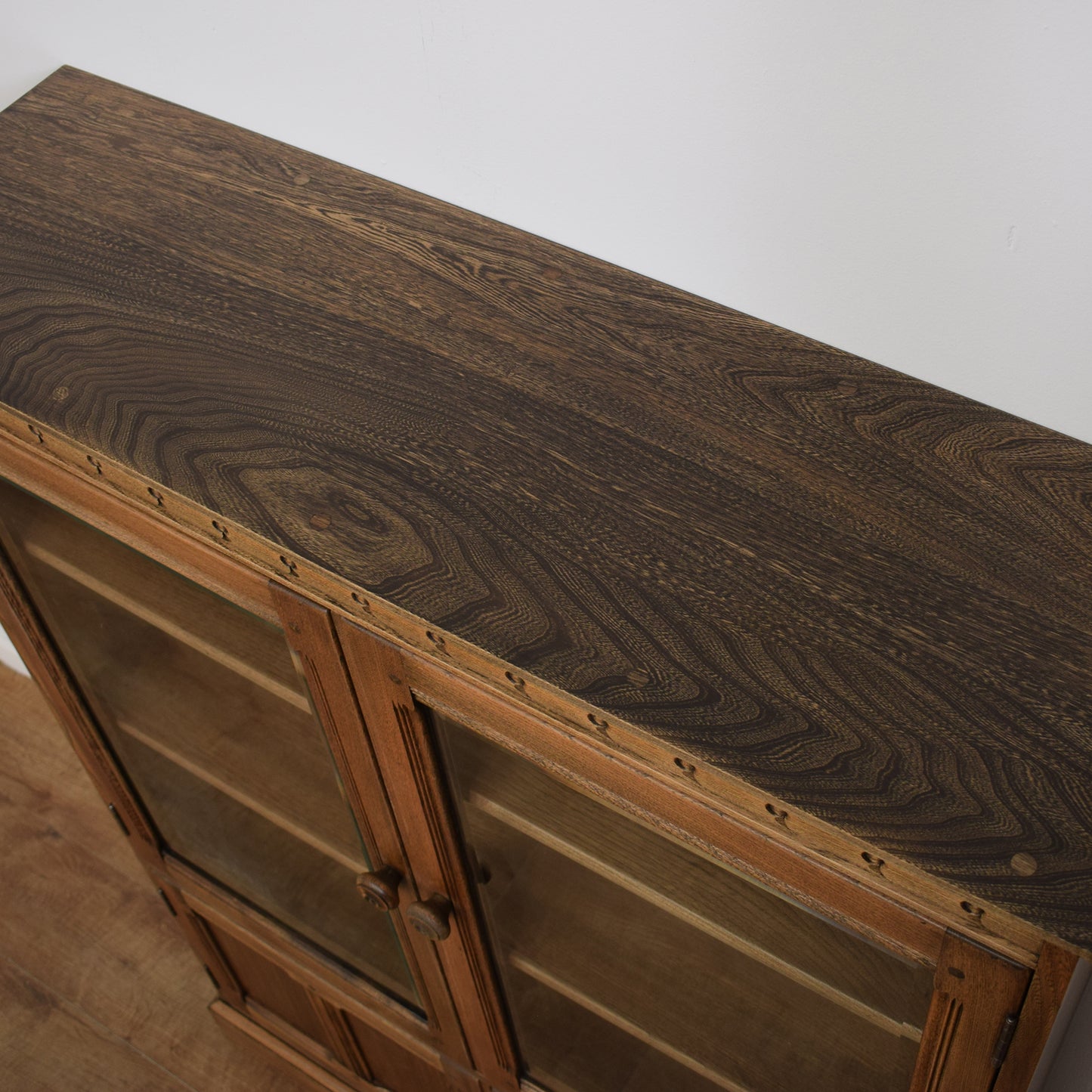 Restored Ercol Glazed Bookcase