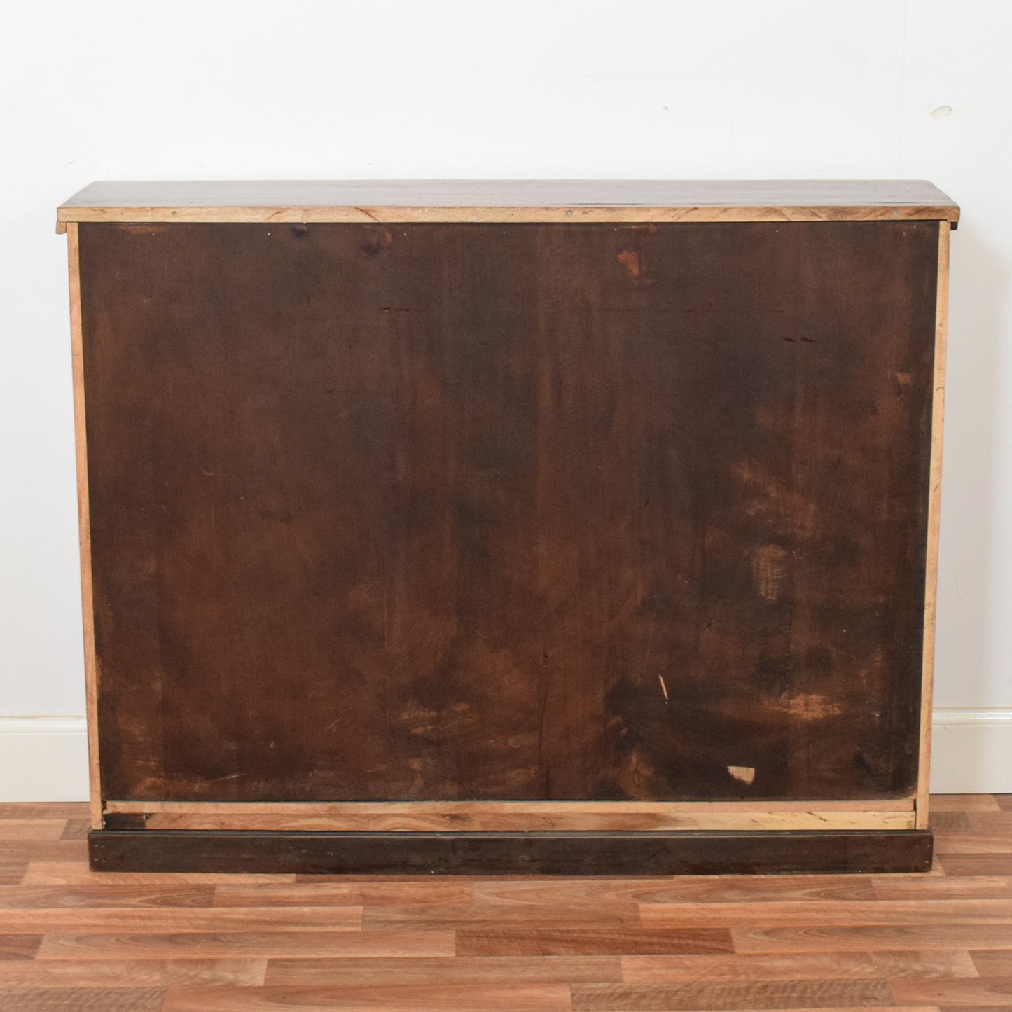 Carved mahogany bookcase