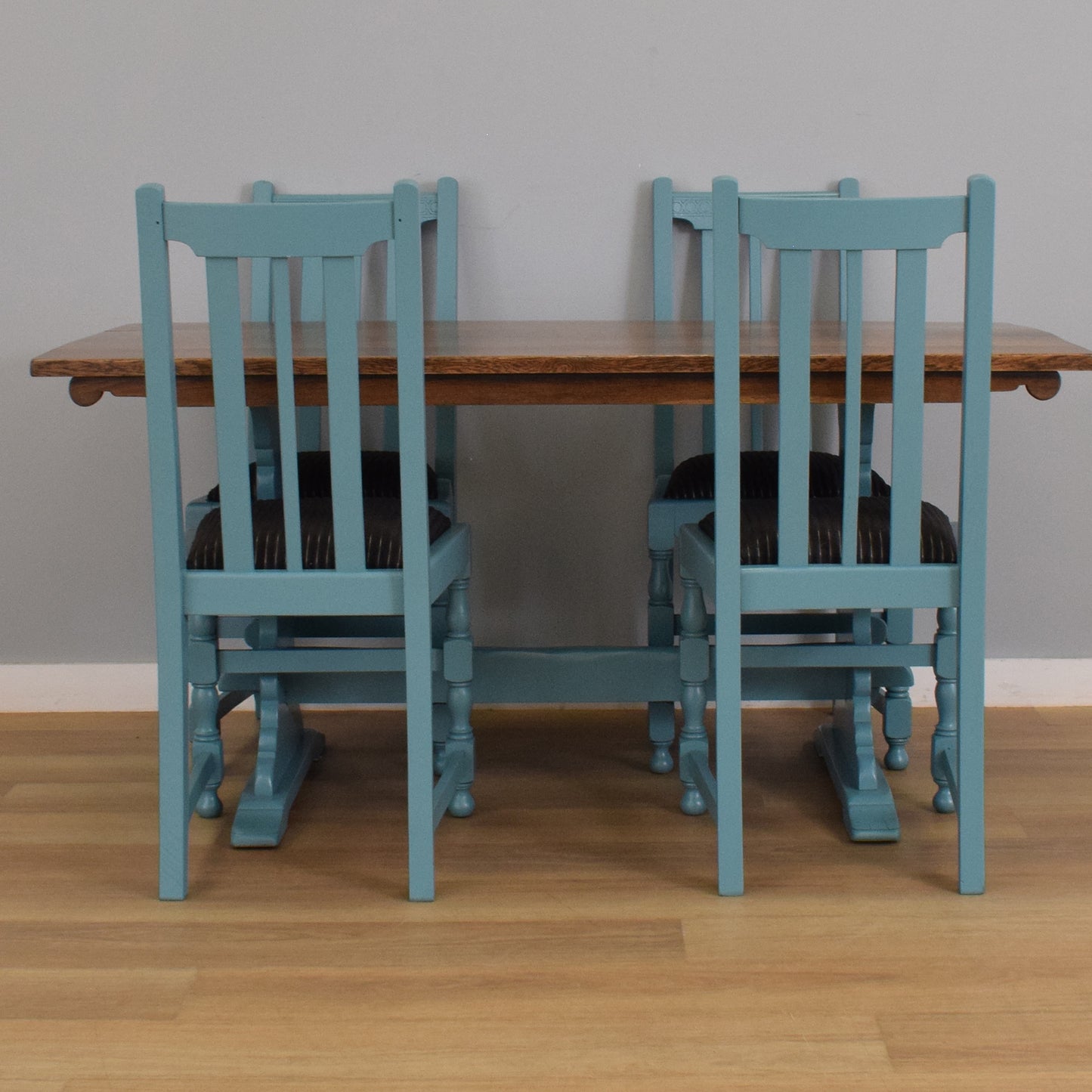Painted Table and Four Chairs