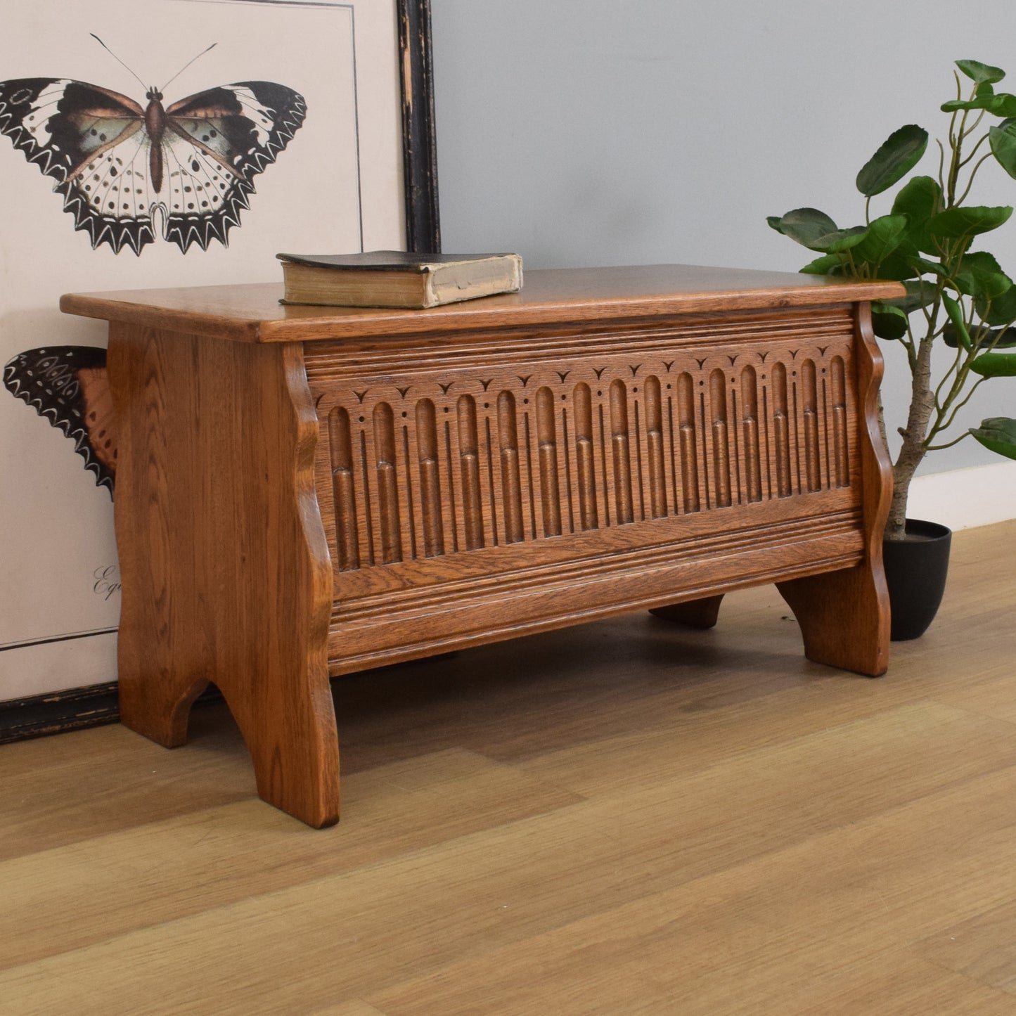Oak Blanket Box