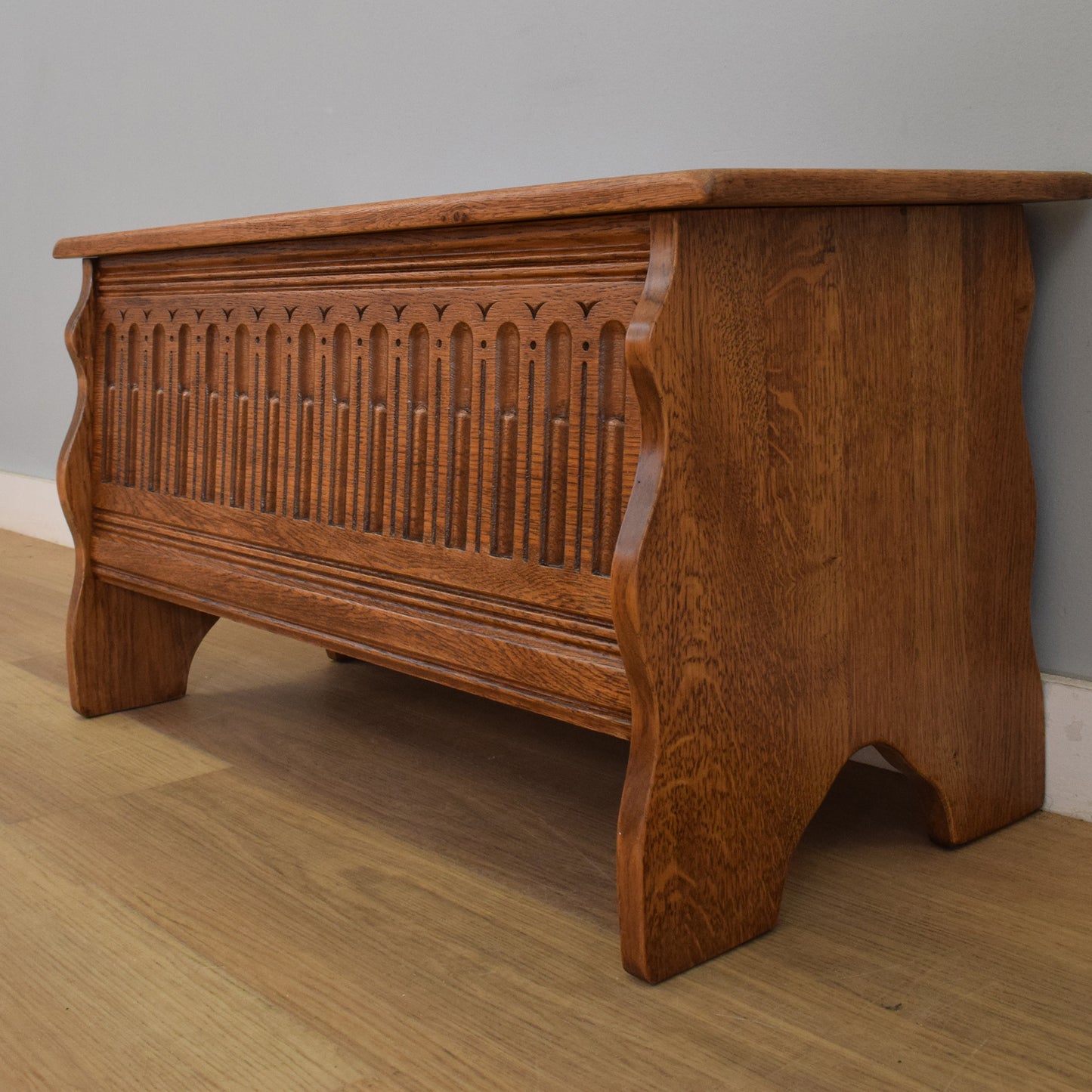 Oak Blanket Box