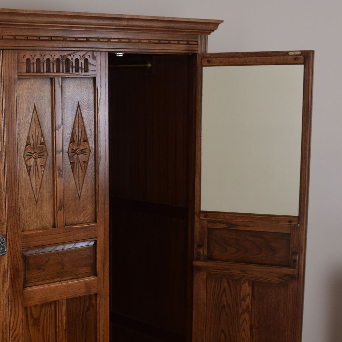 Restored Old Charm Triple Wardrobe