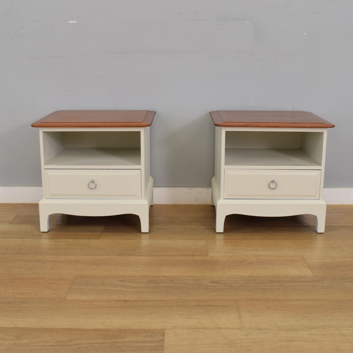 Pair of Painted Stag Bedsides
