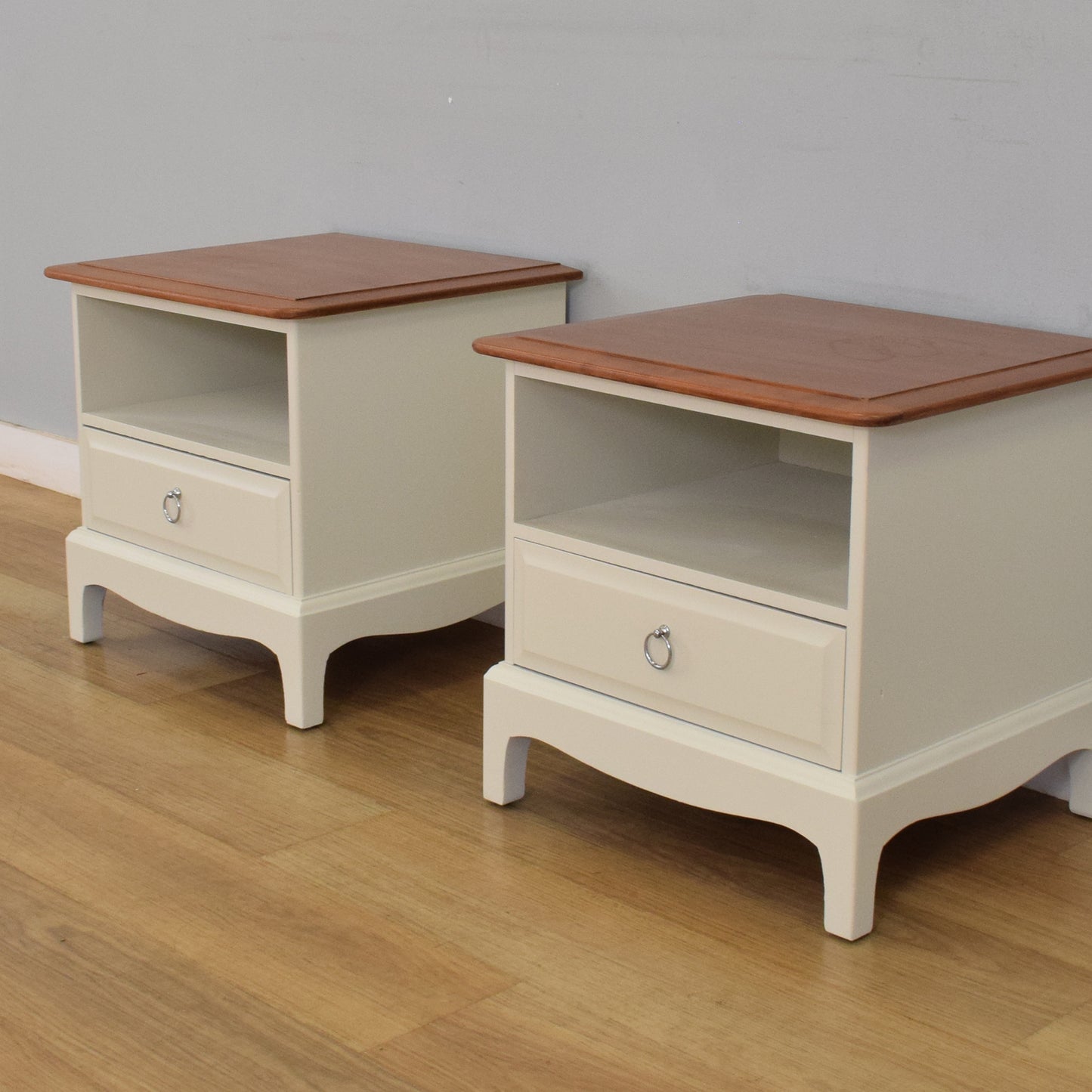 Pair of Painted Stag Bedsides