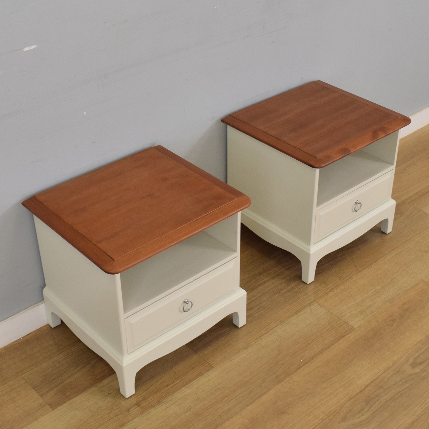 Pair of Painted Stag Bedsides