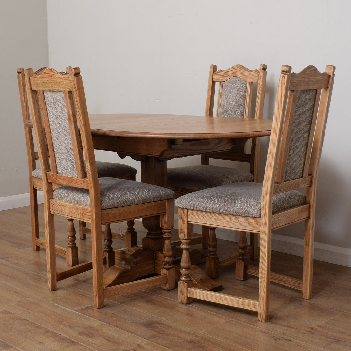 Restored Old Charm Table And Four Chairs