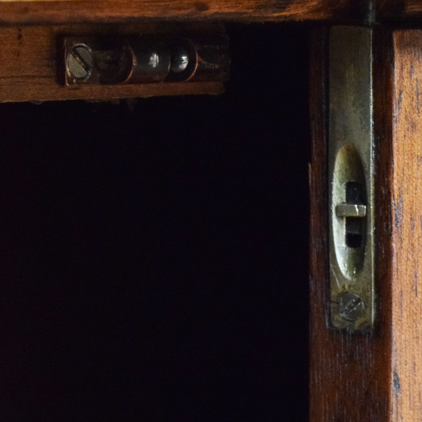 Glazed Mahogany Display Dresser