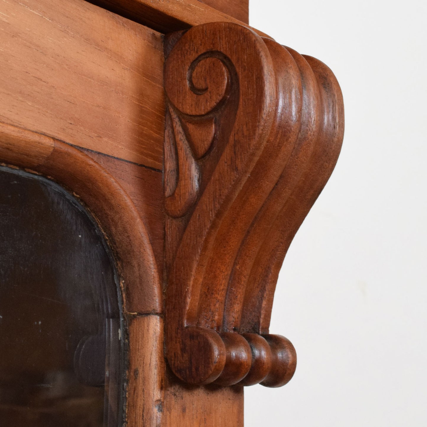 Glazed Mahogany Display Dresser