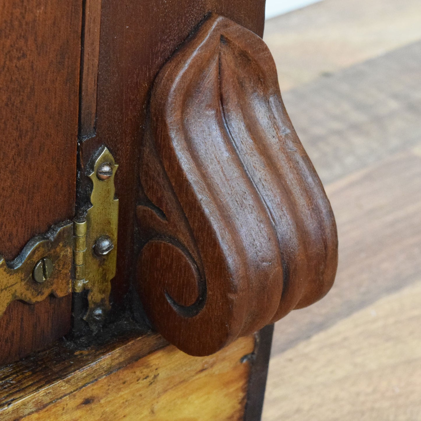 Glazed Mahogany Display Dresser