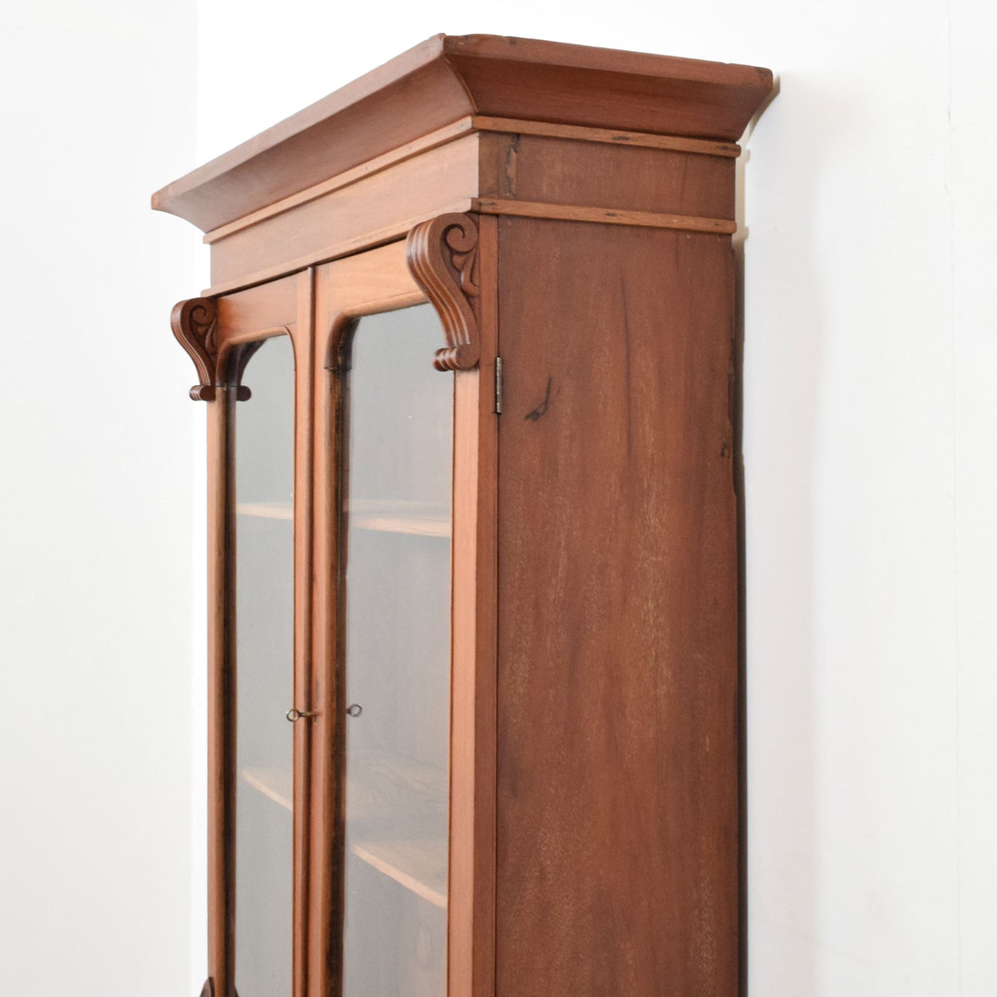 Glazed Mahogany Display Dresser