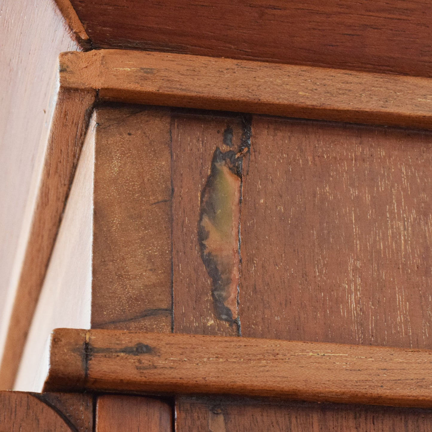 Glazed Mahogany Display Dresser