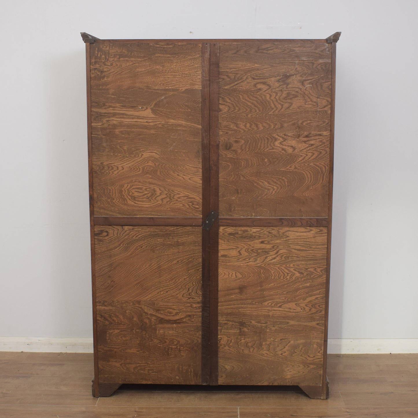 Restored Oak Double Wardrobe