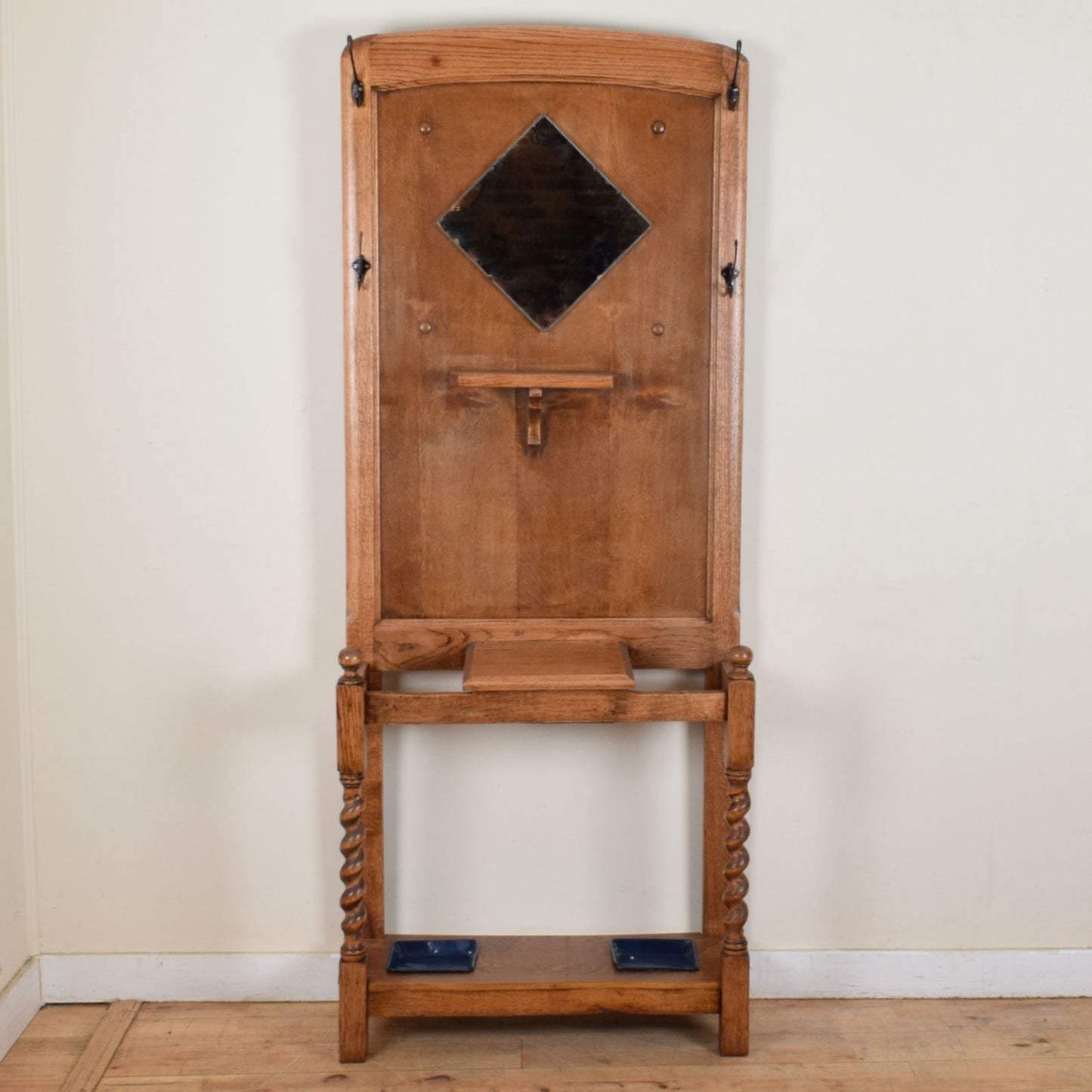 Barley Twist Mirrored Hall Stand