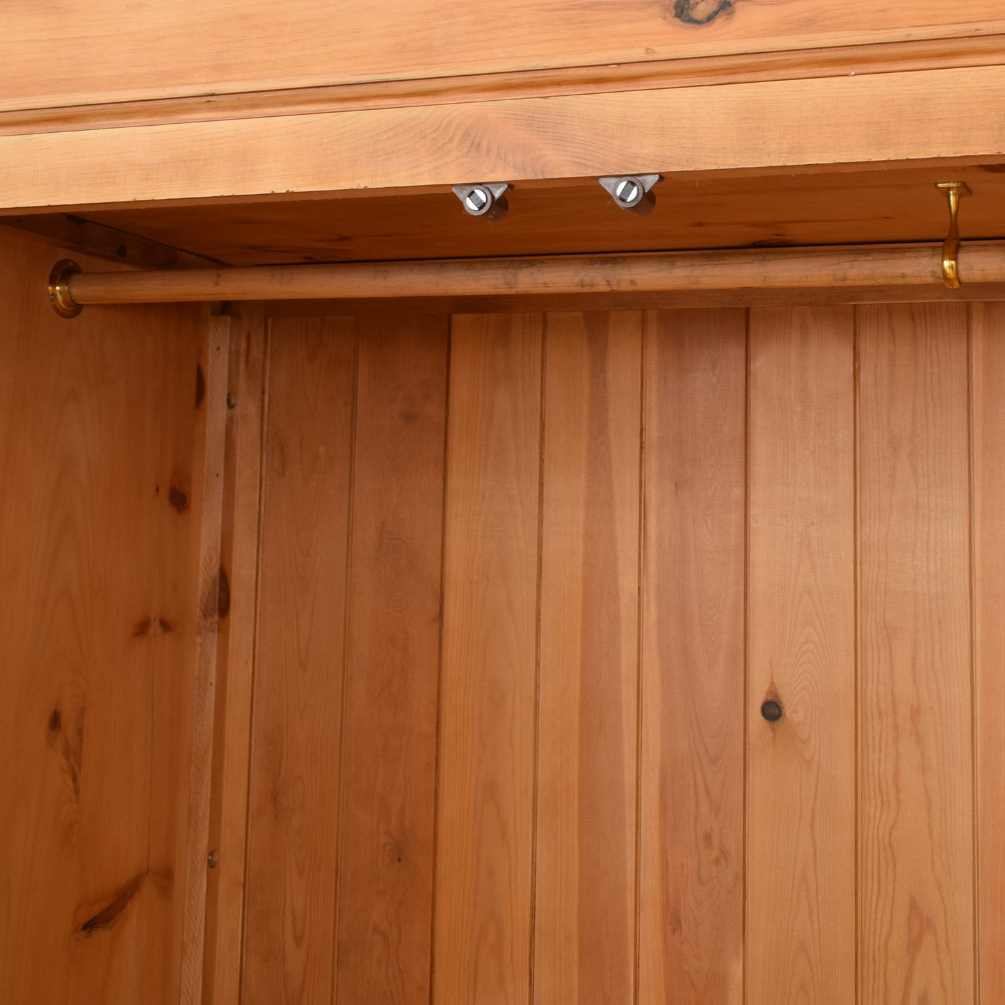 Four Door Pine Wardrobe
