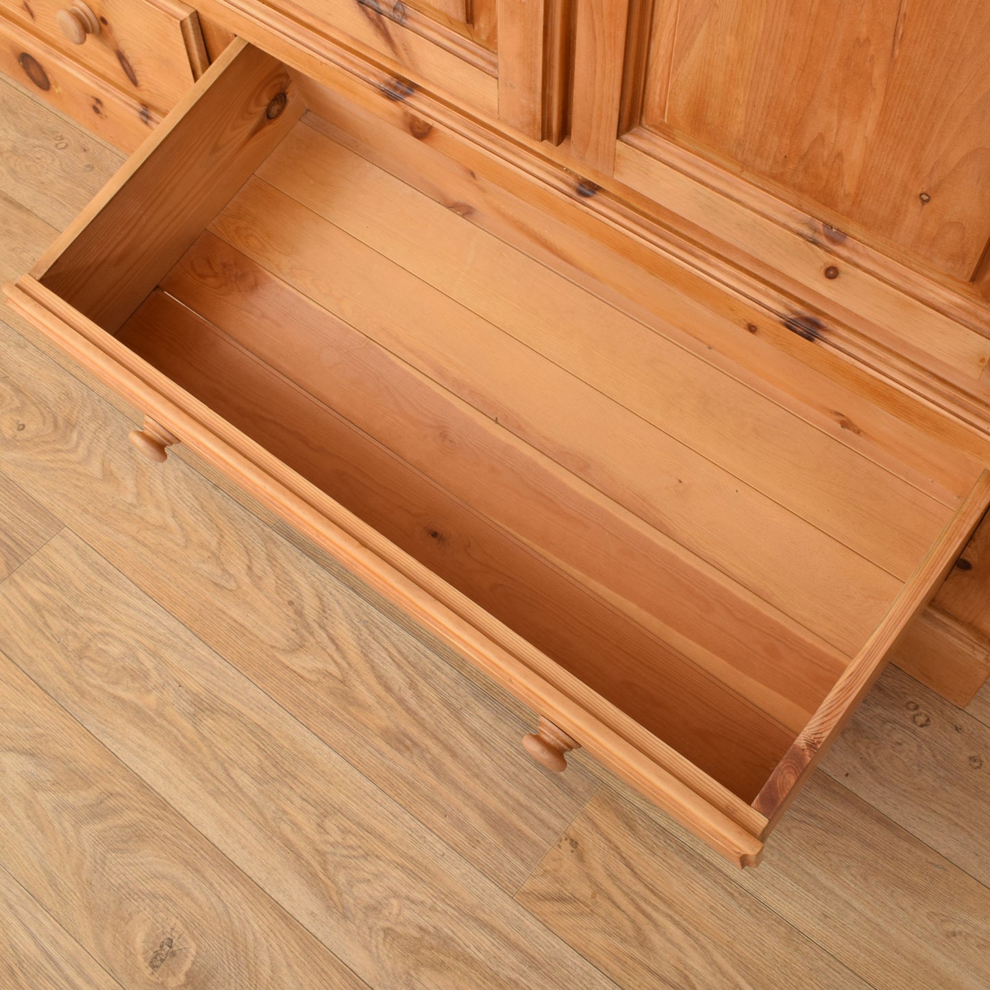 Four Door Pine Wardrobe