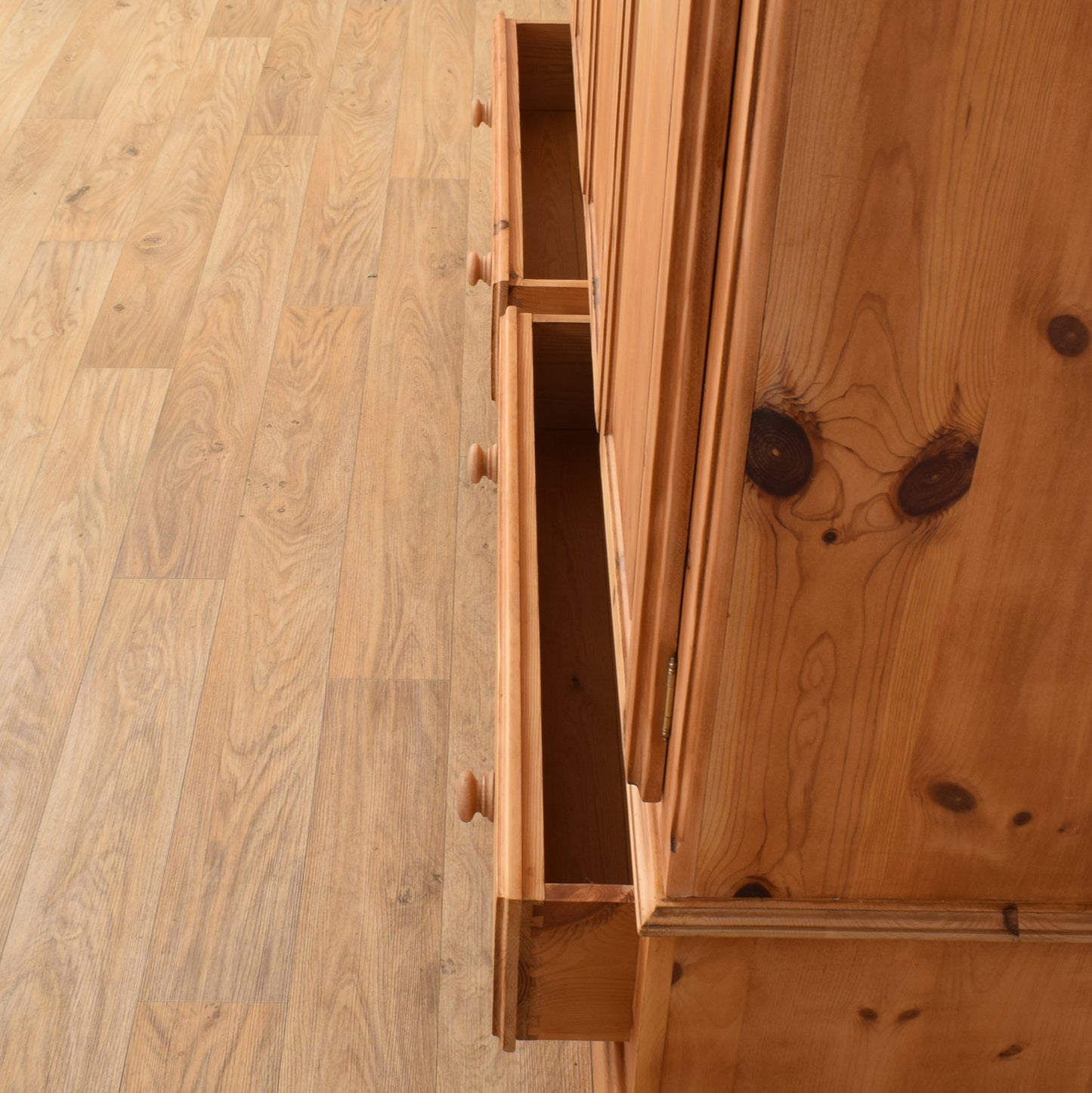 Four Door Pine Wardrobe