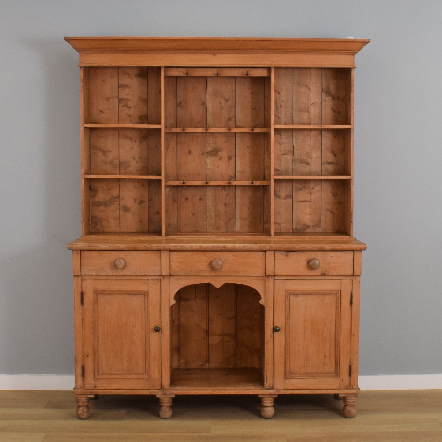 Large Rustic Pine Dresser