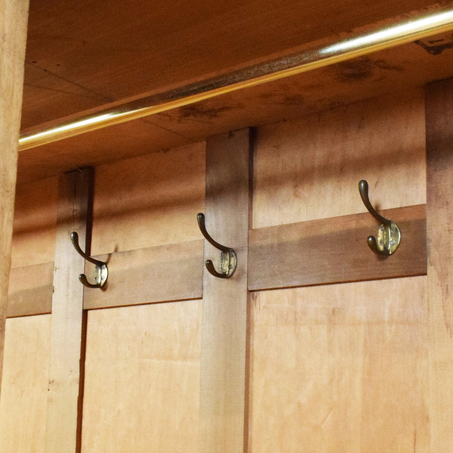 Mirrored Mahogany Hallrobe