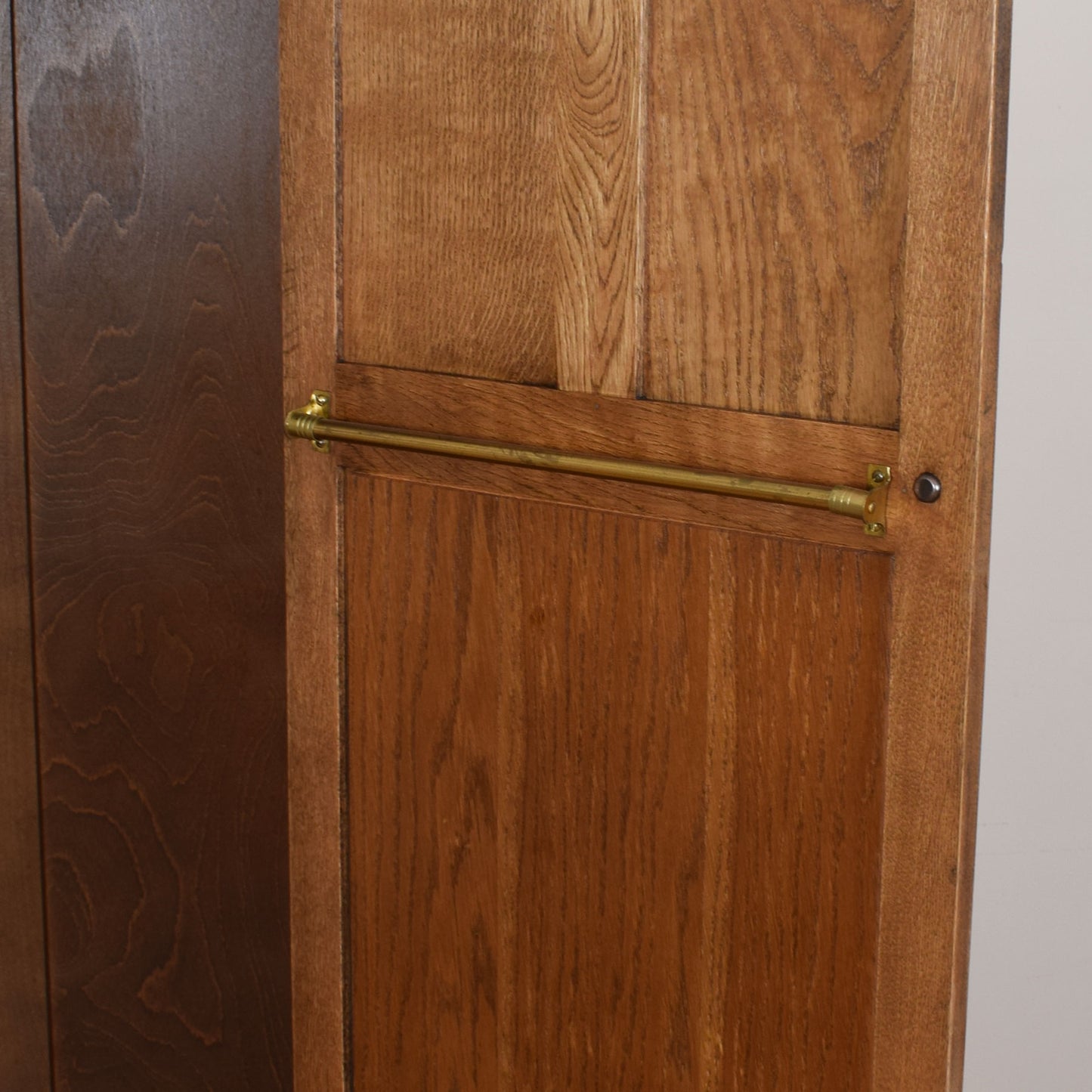 Ornate Carved Oak Hallrobe