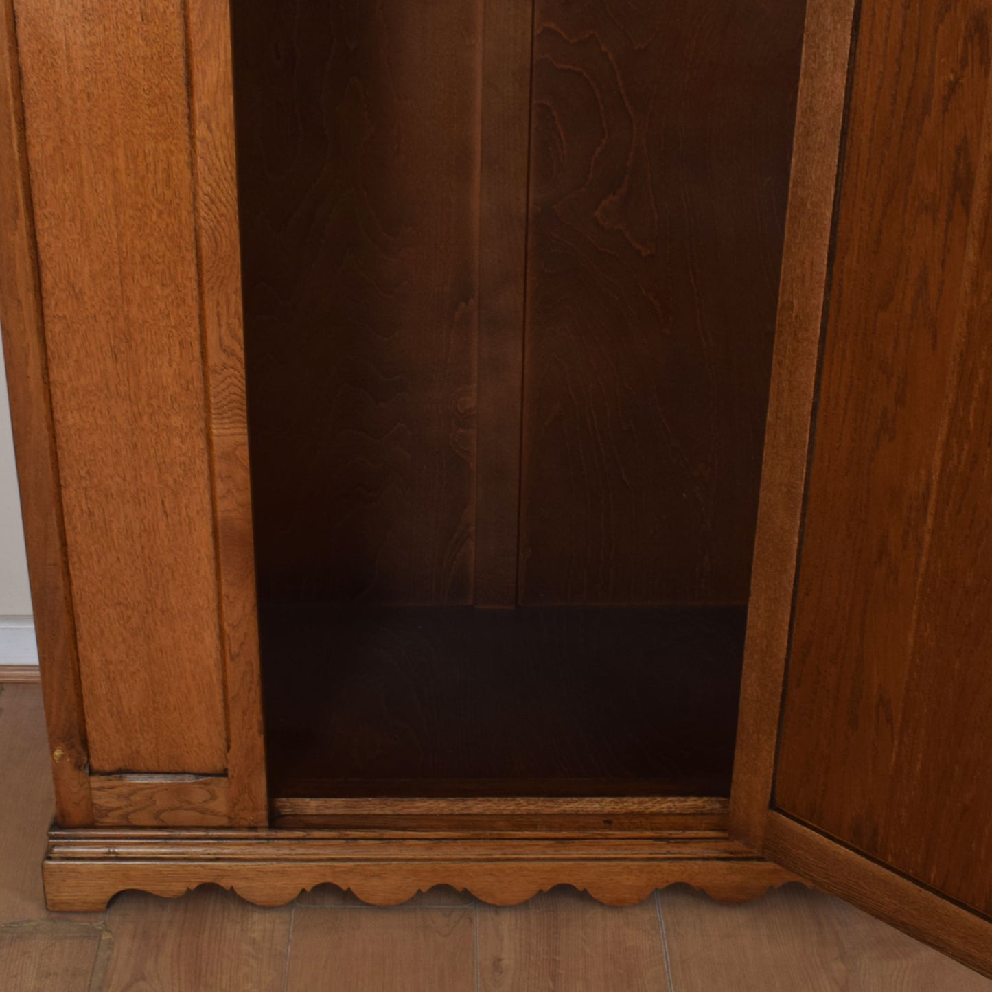 Ornate Carved Oak Hallrobe