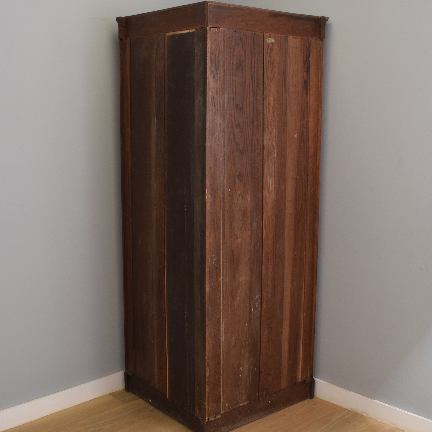 Solid Oak Corner Wardrobe