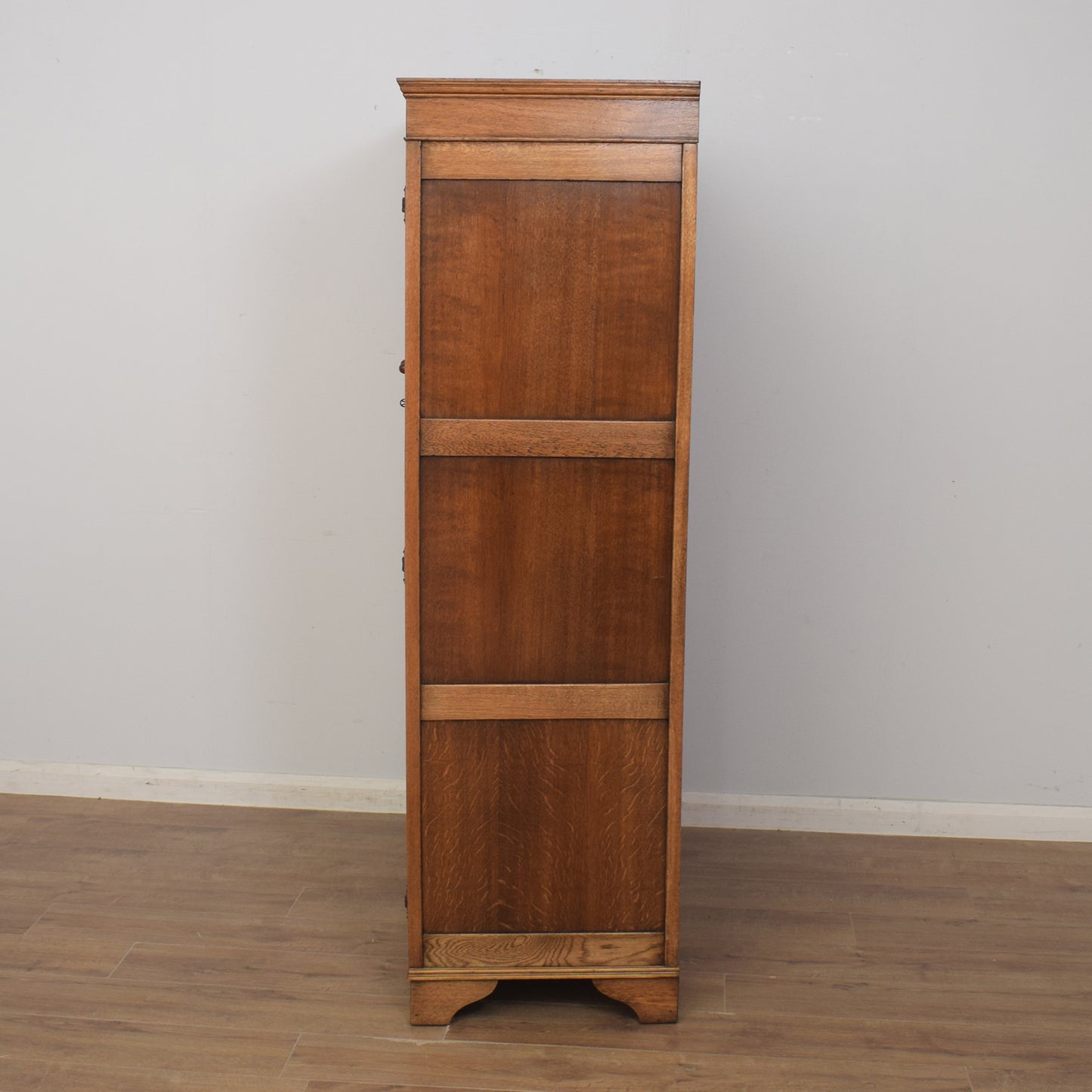 Restored Oak Double Wardrobe