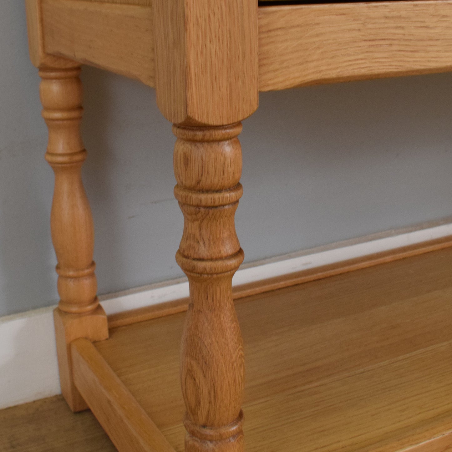 Small Blonde-Oak Sideboard