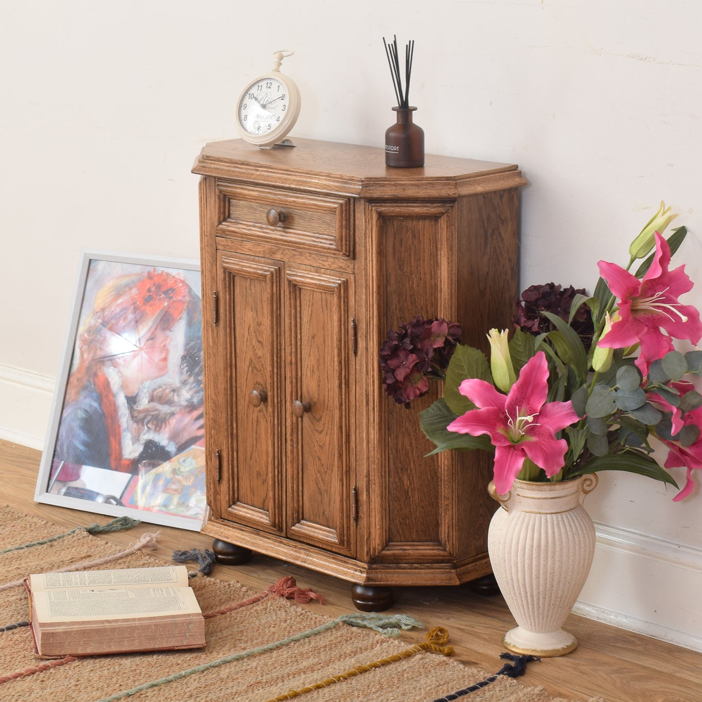 Small Oak Cabinet