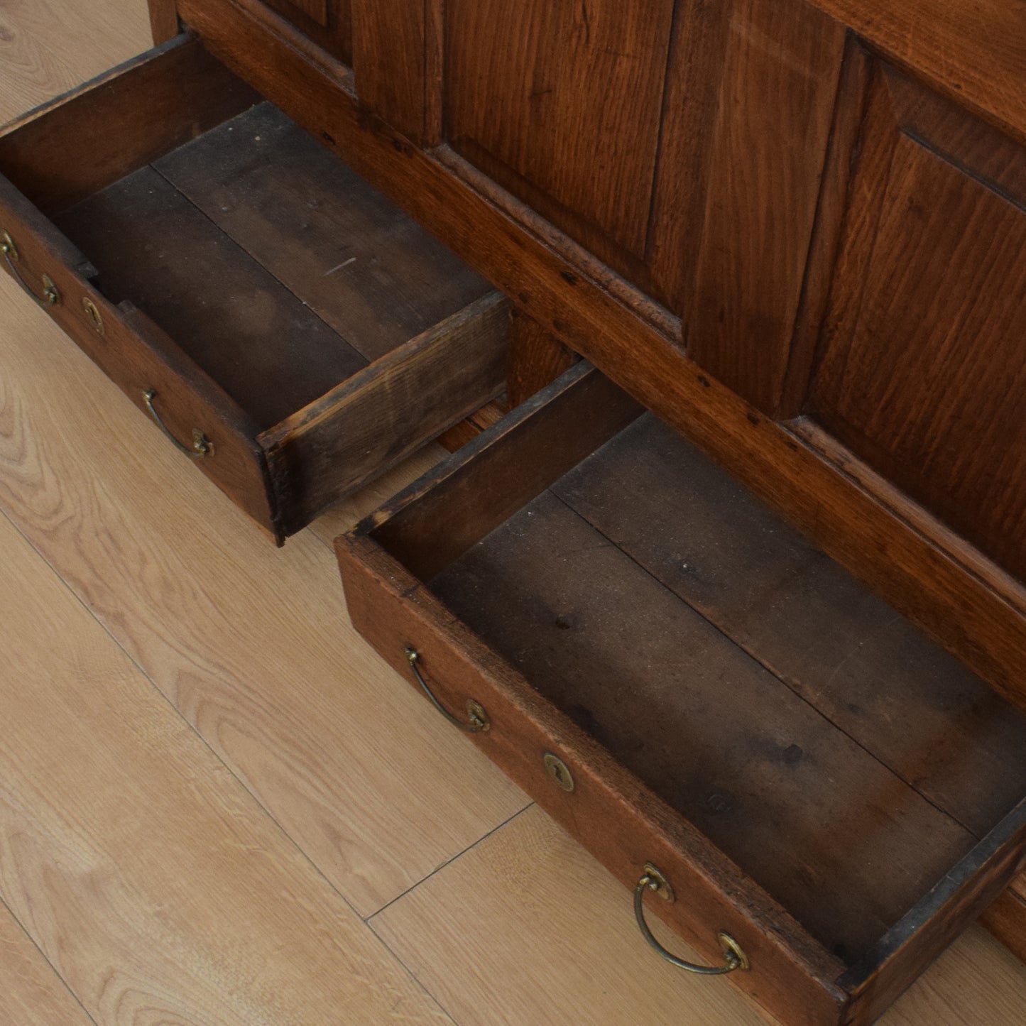 Antique Oak Mule Chest