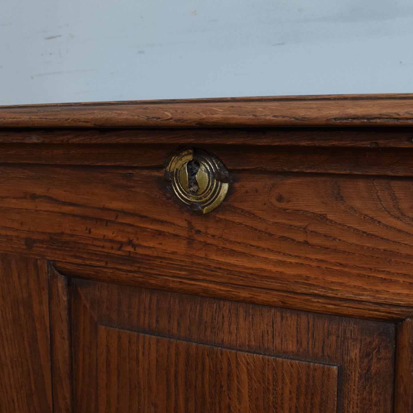 Antique Oak Mule Chest