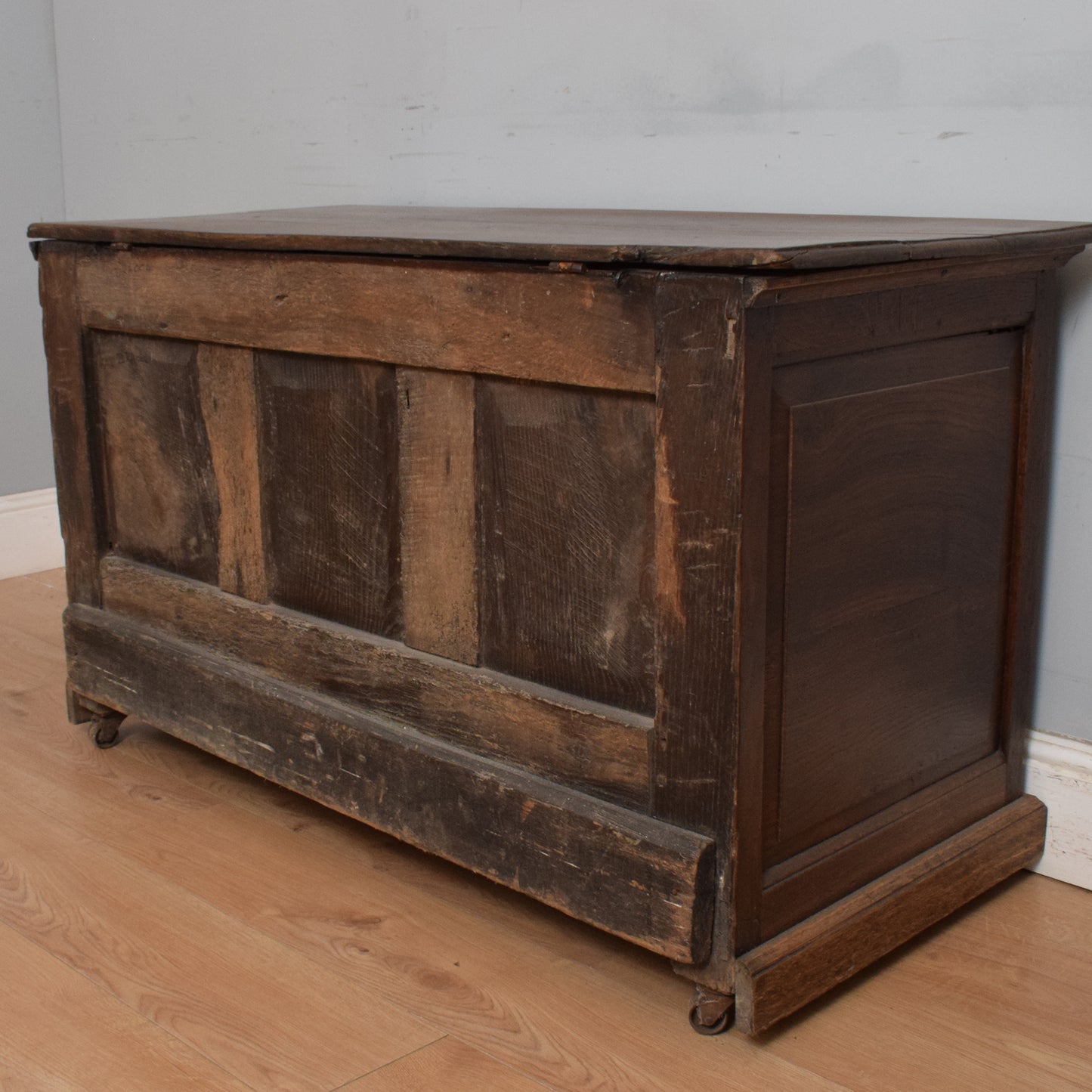 Antique Oak Mule Chest