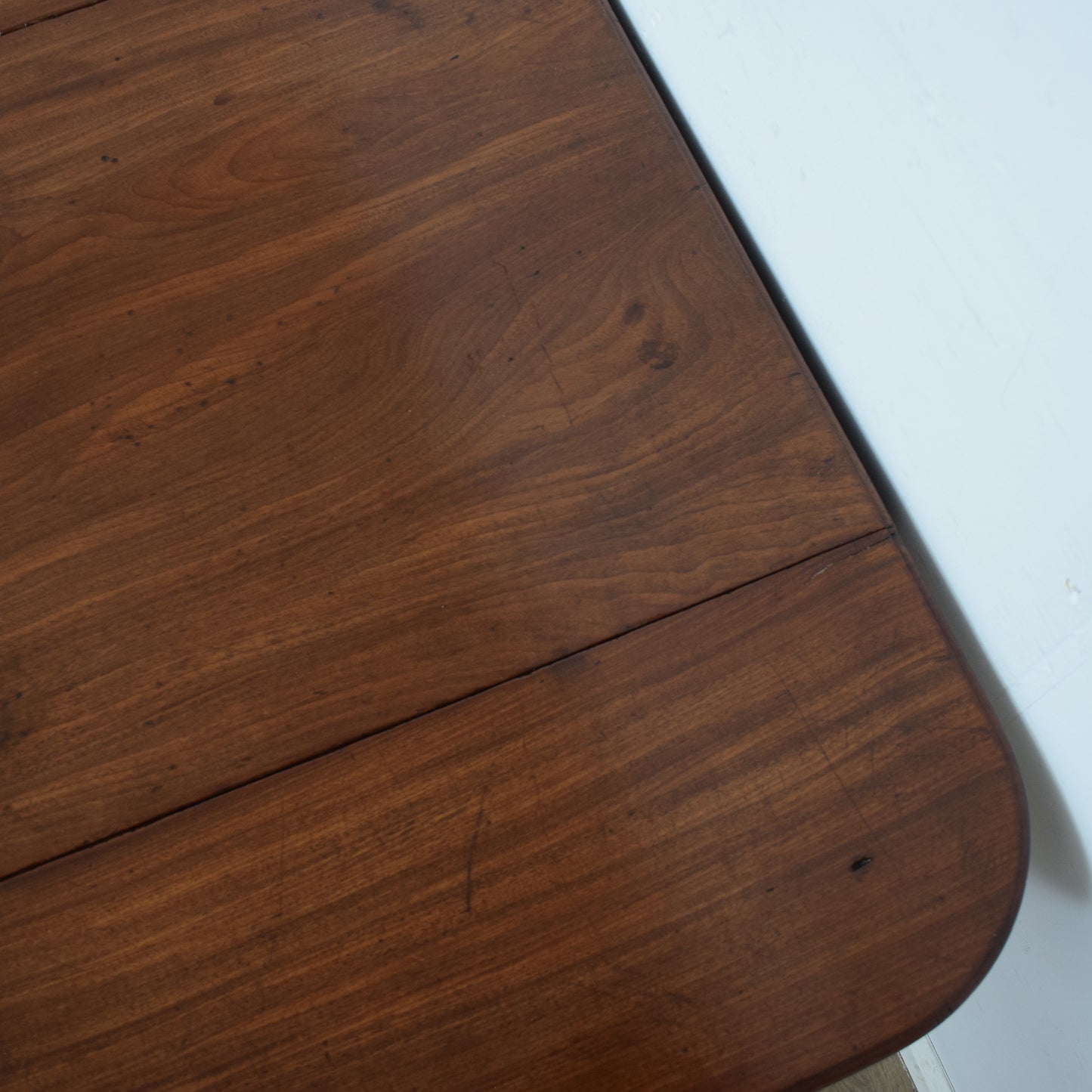 Restored Mahogany Drop-Leaf Table