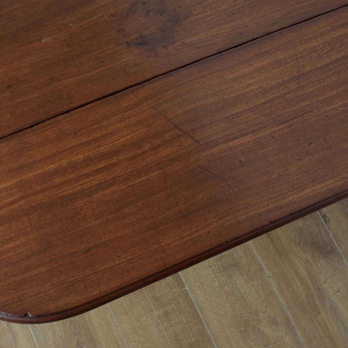 Restored Mahogany Drop-Leaf Table