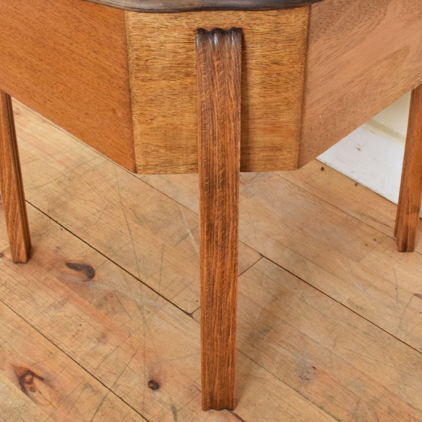 Restored Oak Sewing Box