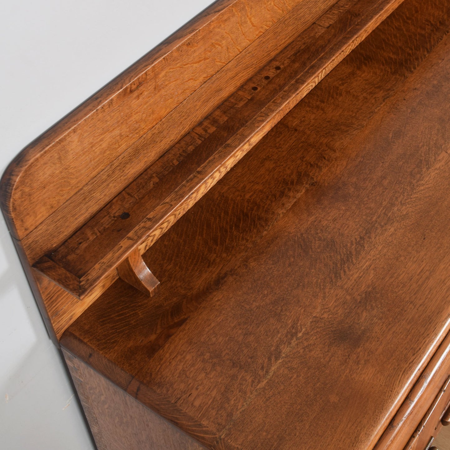 Oak Raised-Back Sideboard