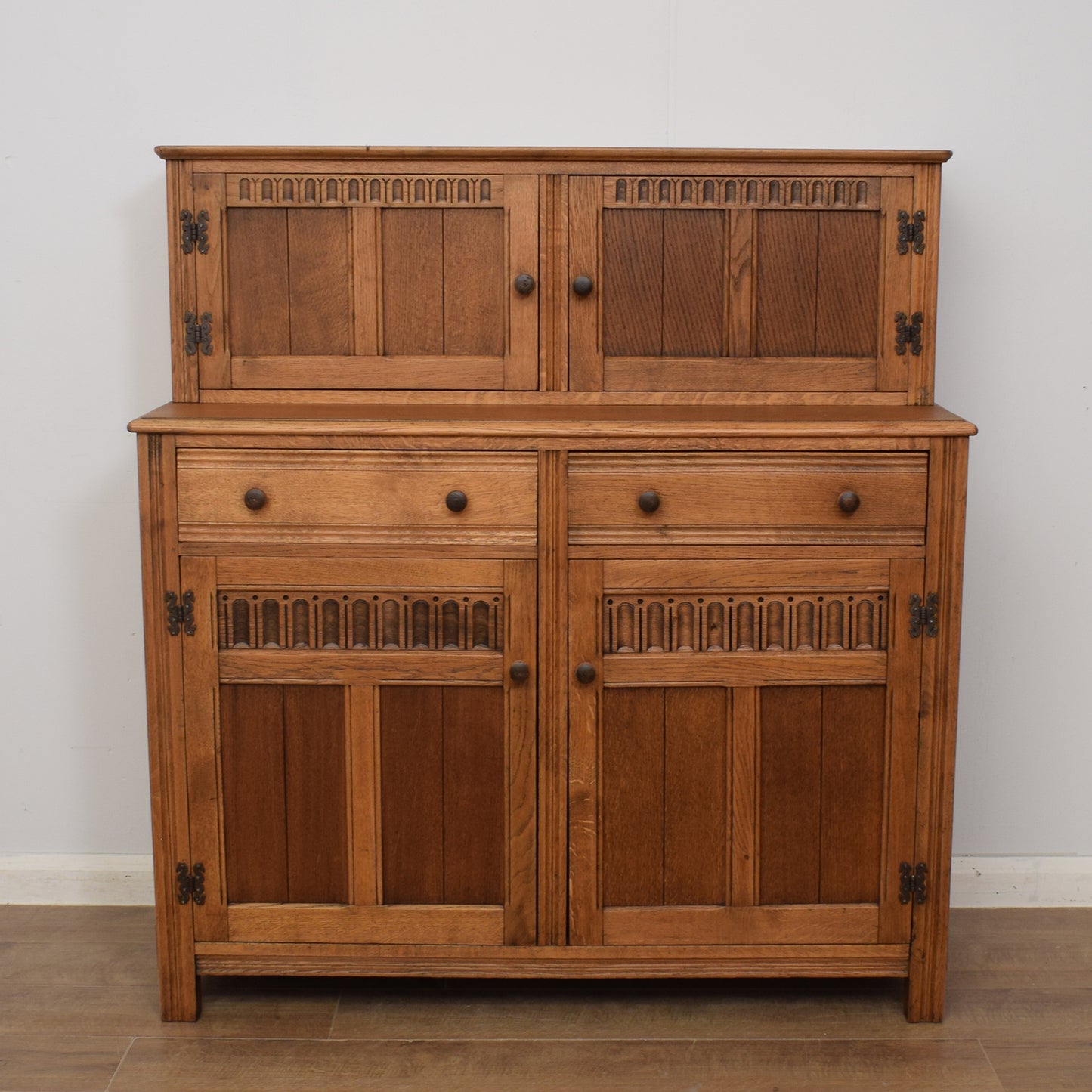 Restored Oak Court Cabinet