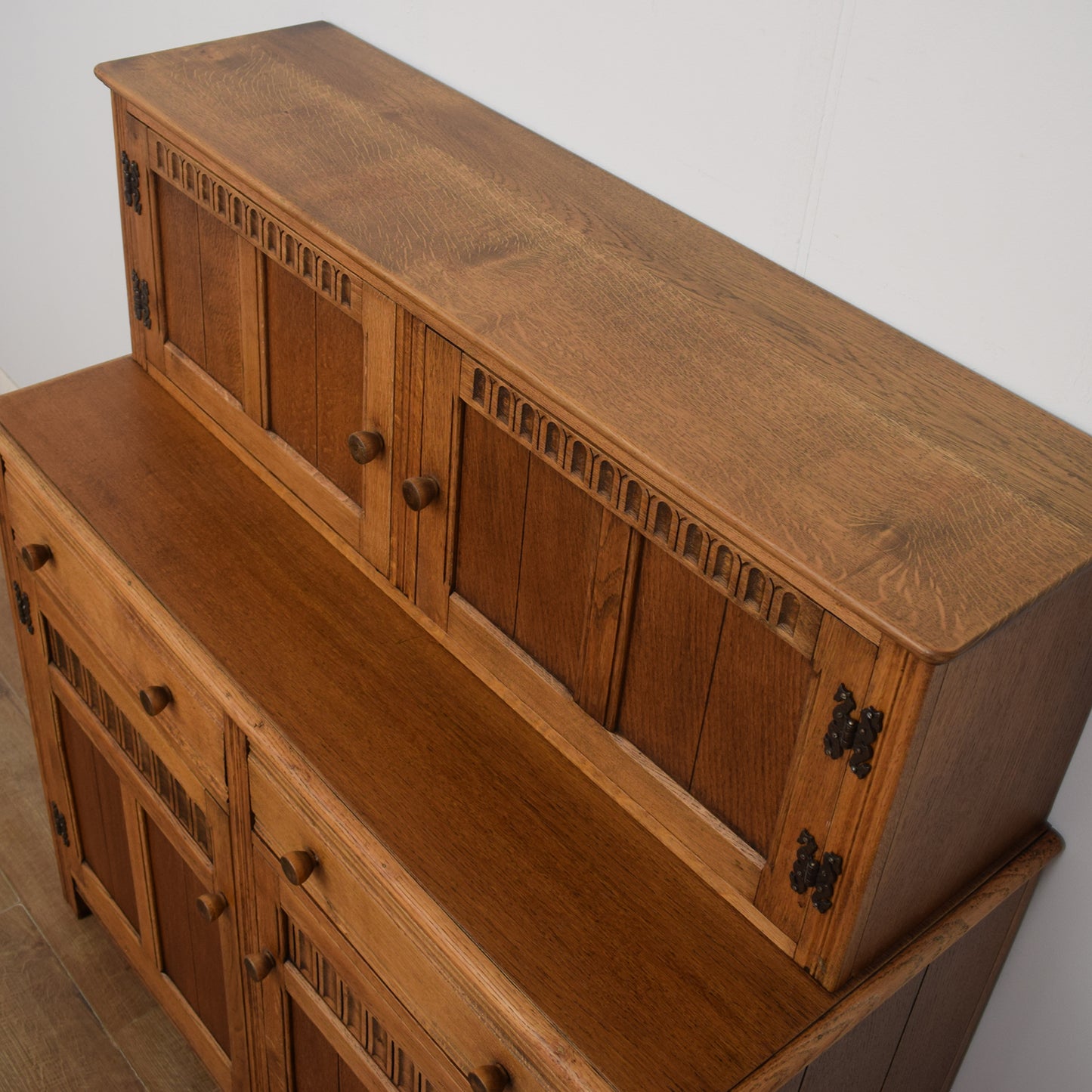 Restored Oak Court Cabinet