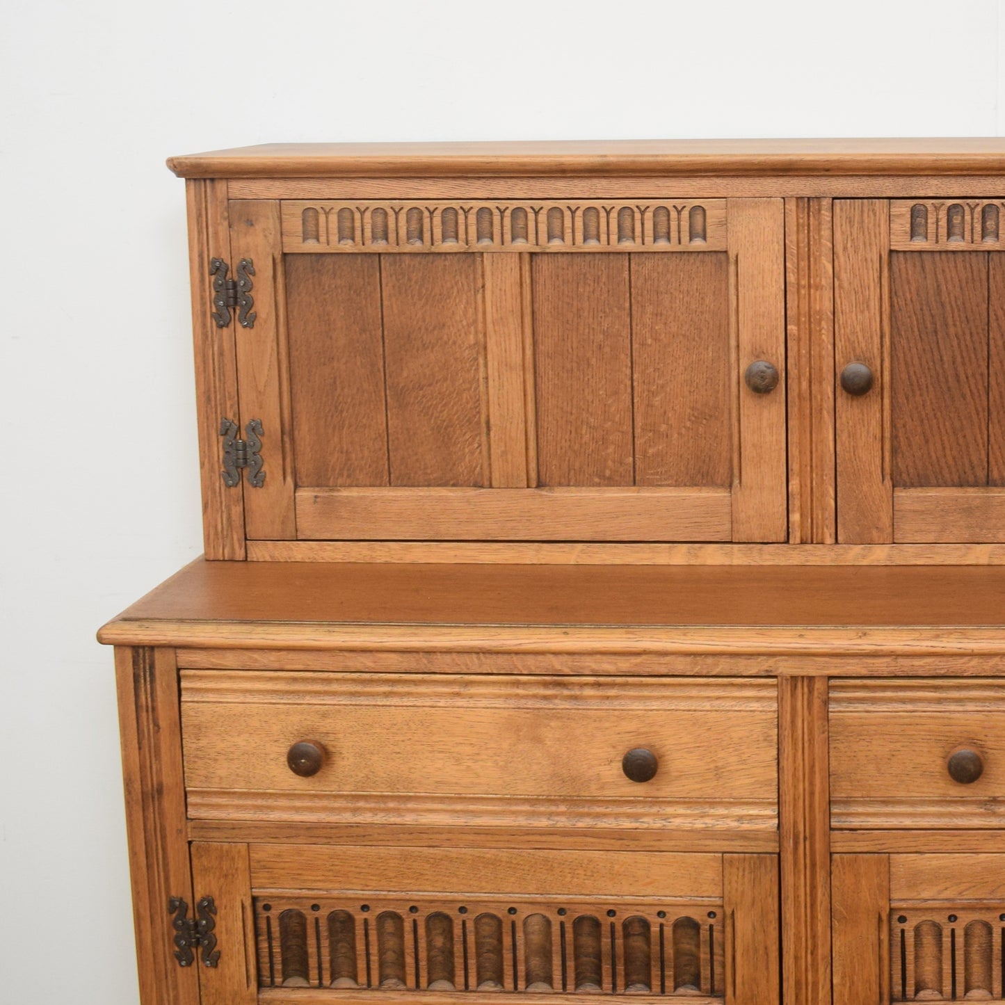 Restored Oak Court Cabinet