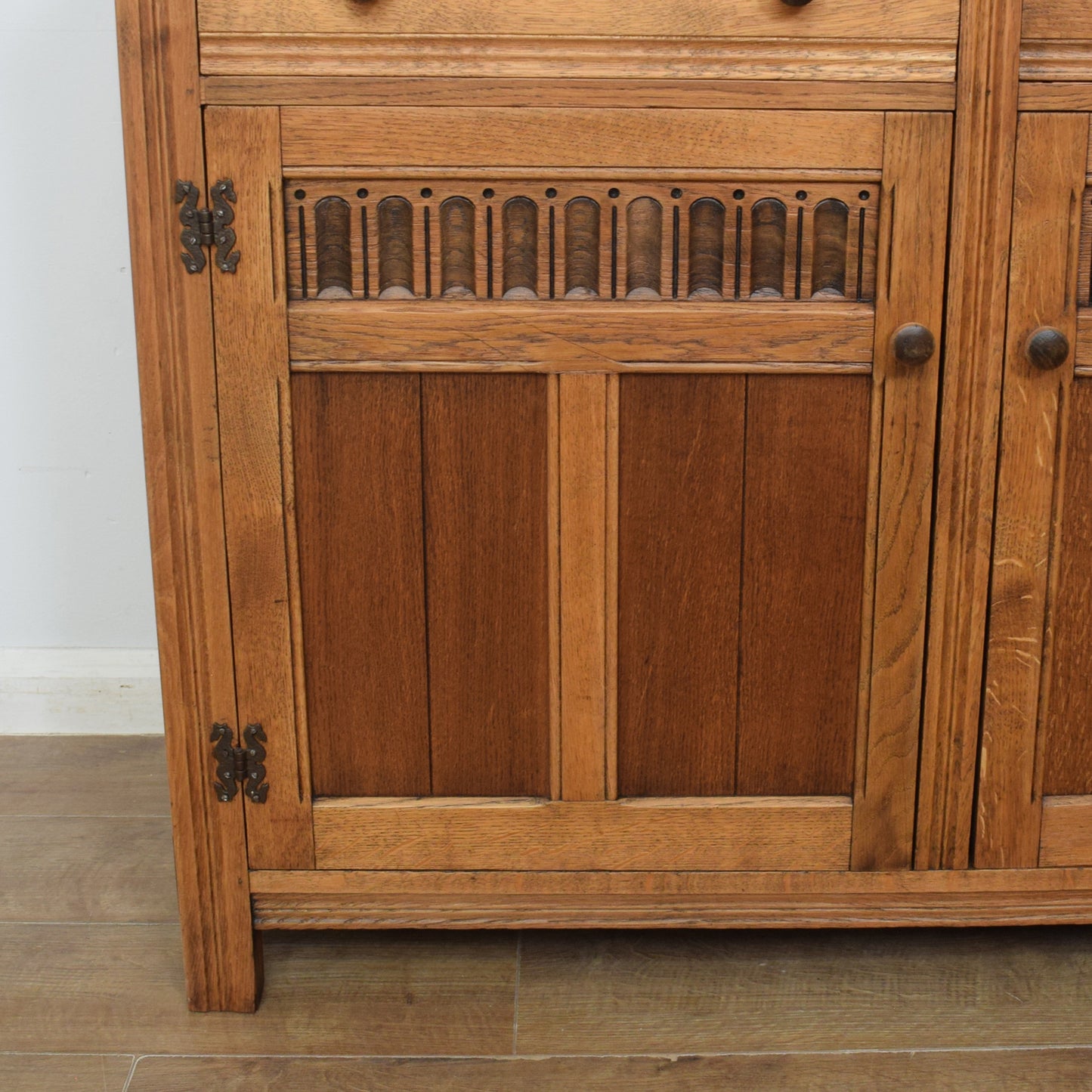 Restored Oak Court Cabinet
