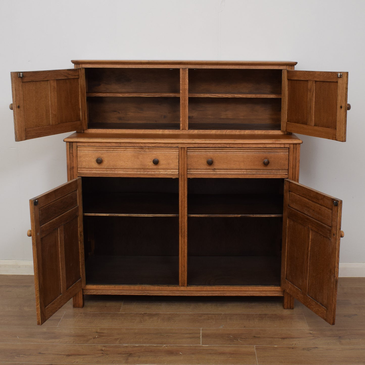 Restored Oak Court Cabinet