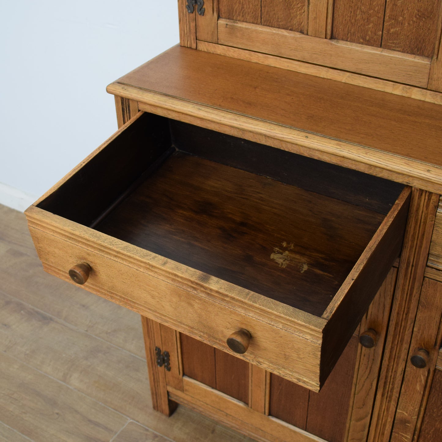 Restored Oak Court Cabinet