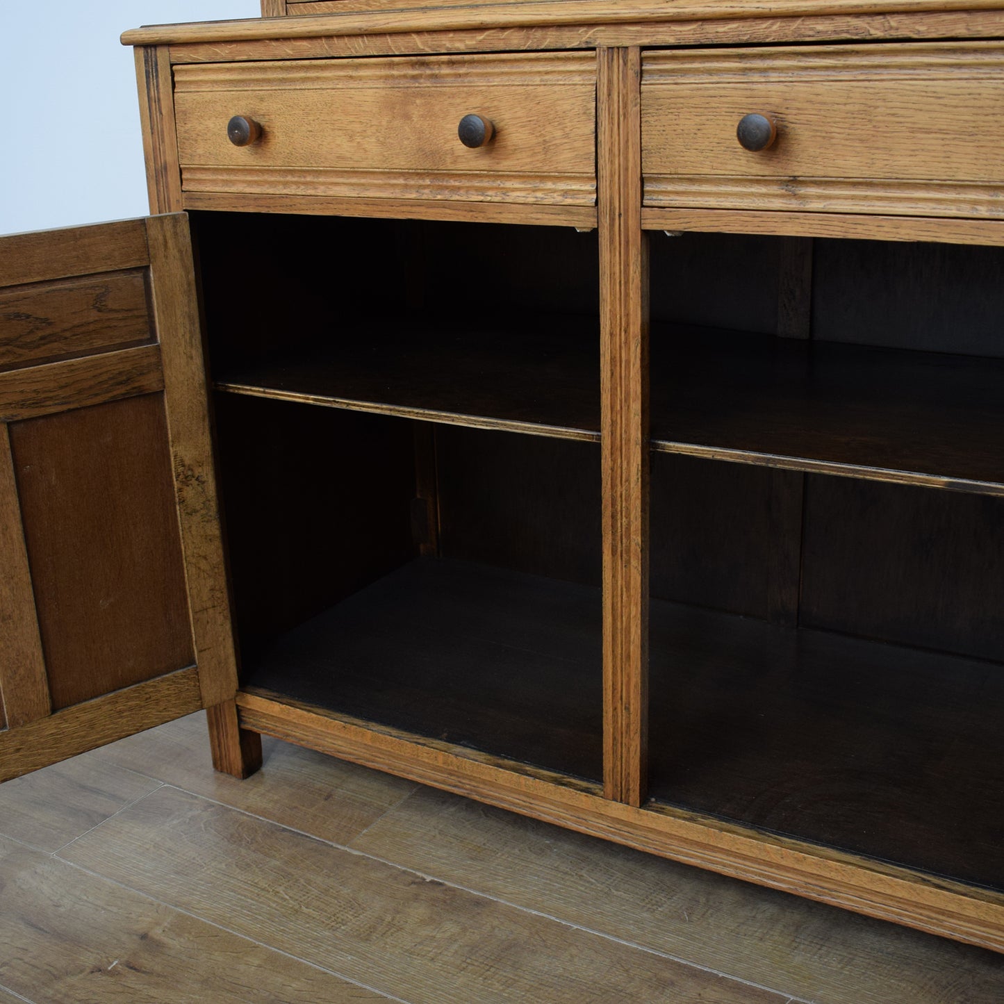 Restored Oak Court Cabinet