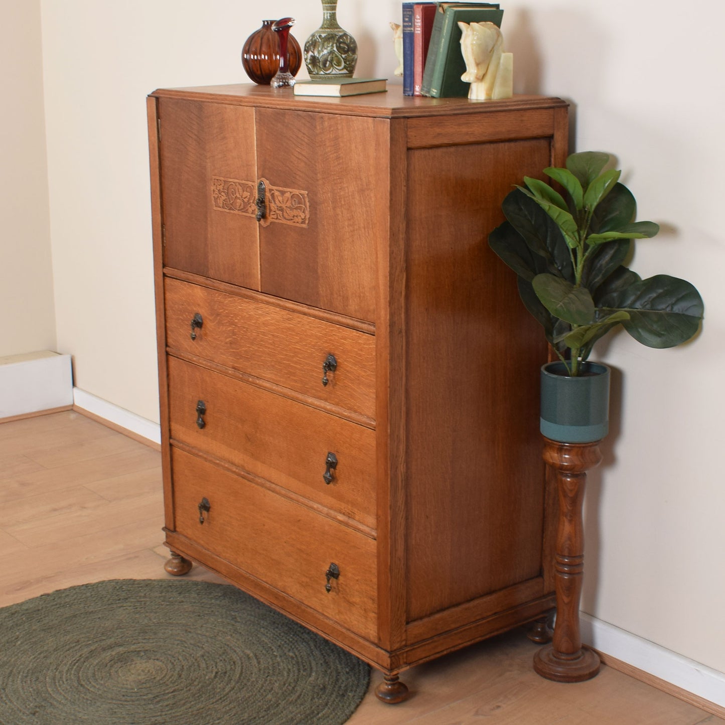 Oak Tallboy