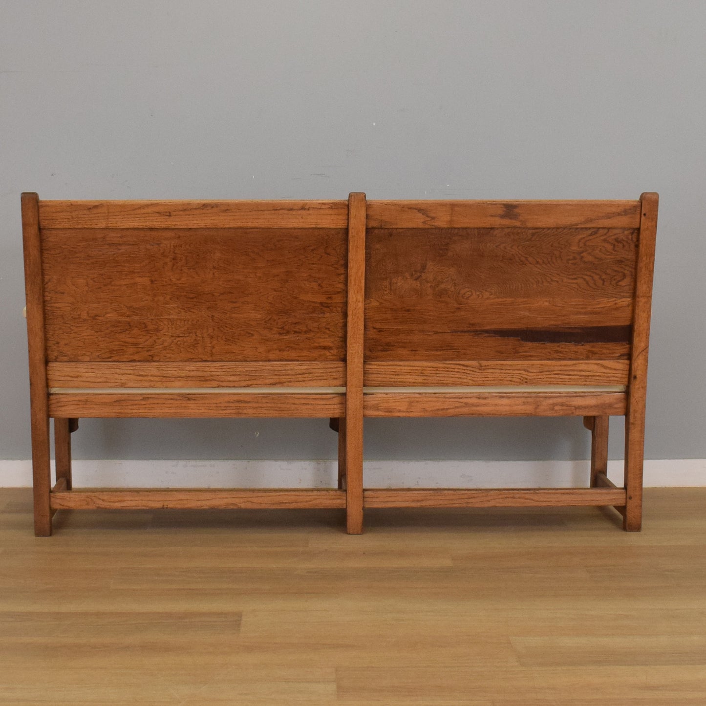 Refinished Oak Bench