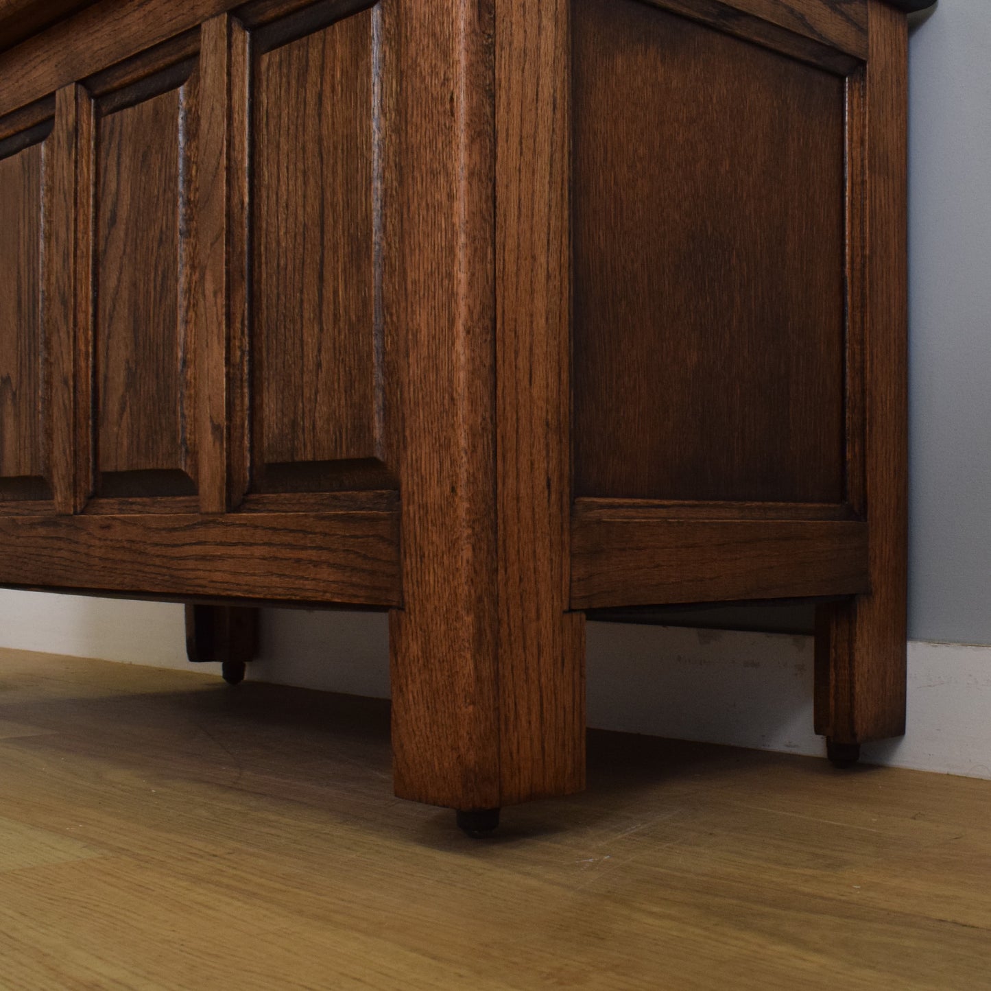 Refinished Oak Blanket Box