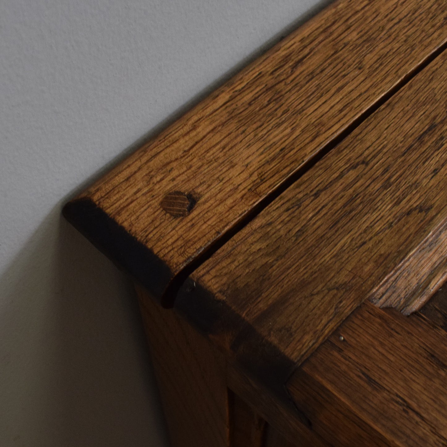 Refinished Oak Blanket Box