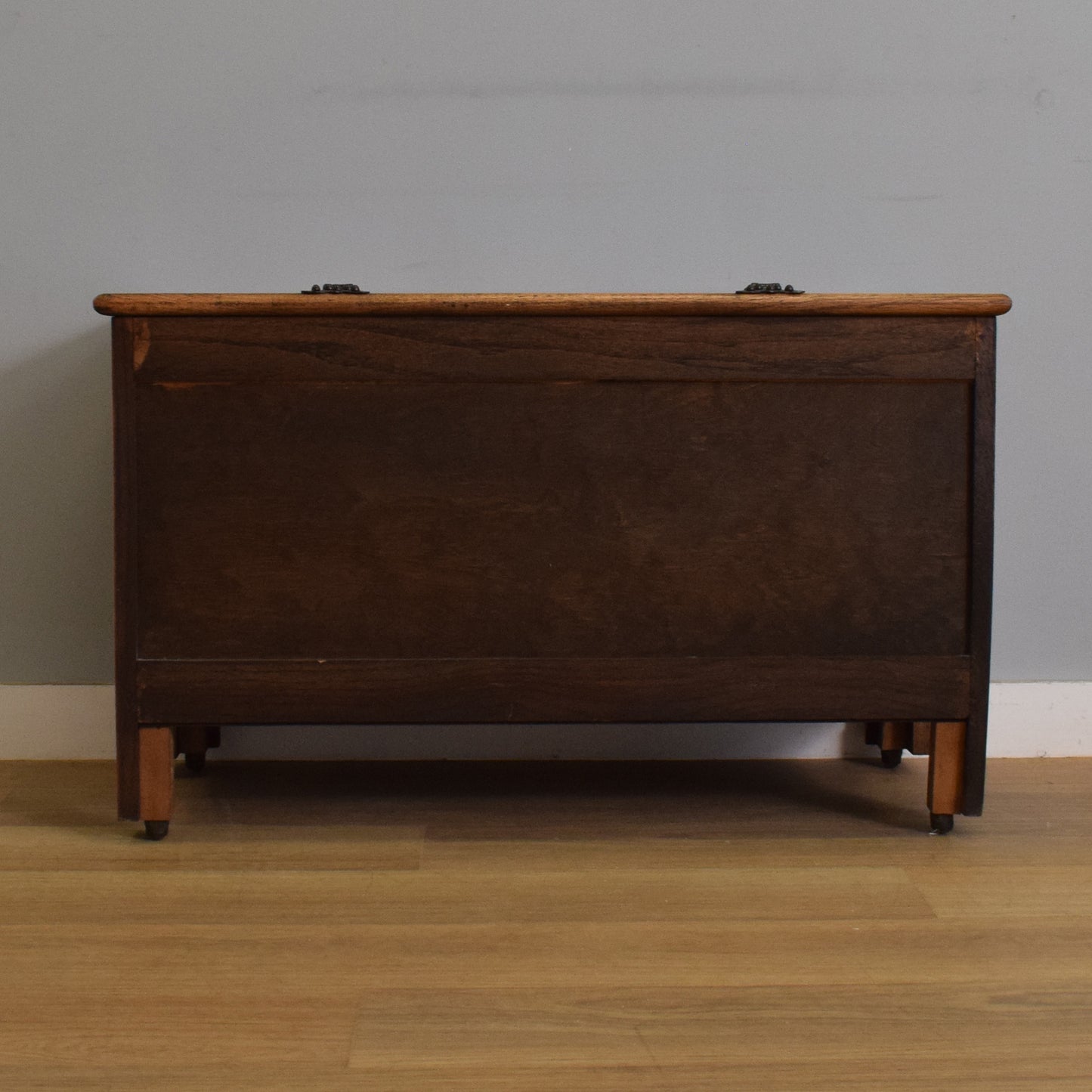 Refinished Oak Blanket Box